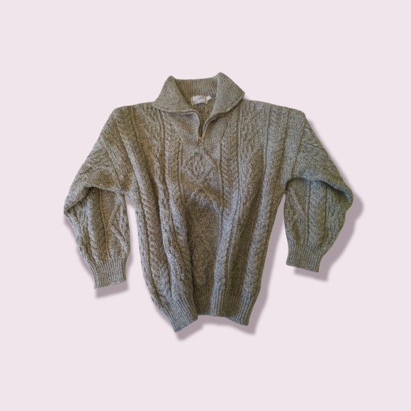 100% wool vintage oversized sweater - Picture 1 of 8